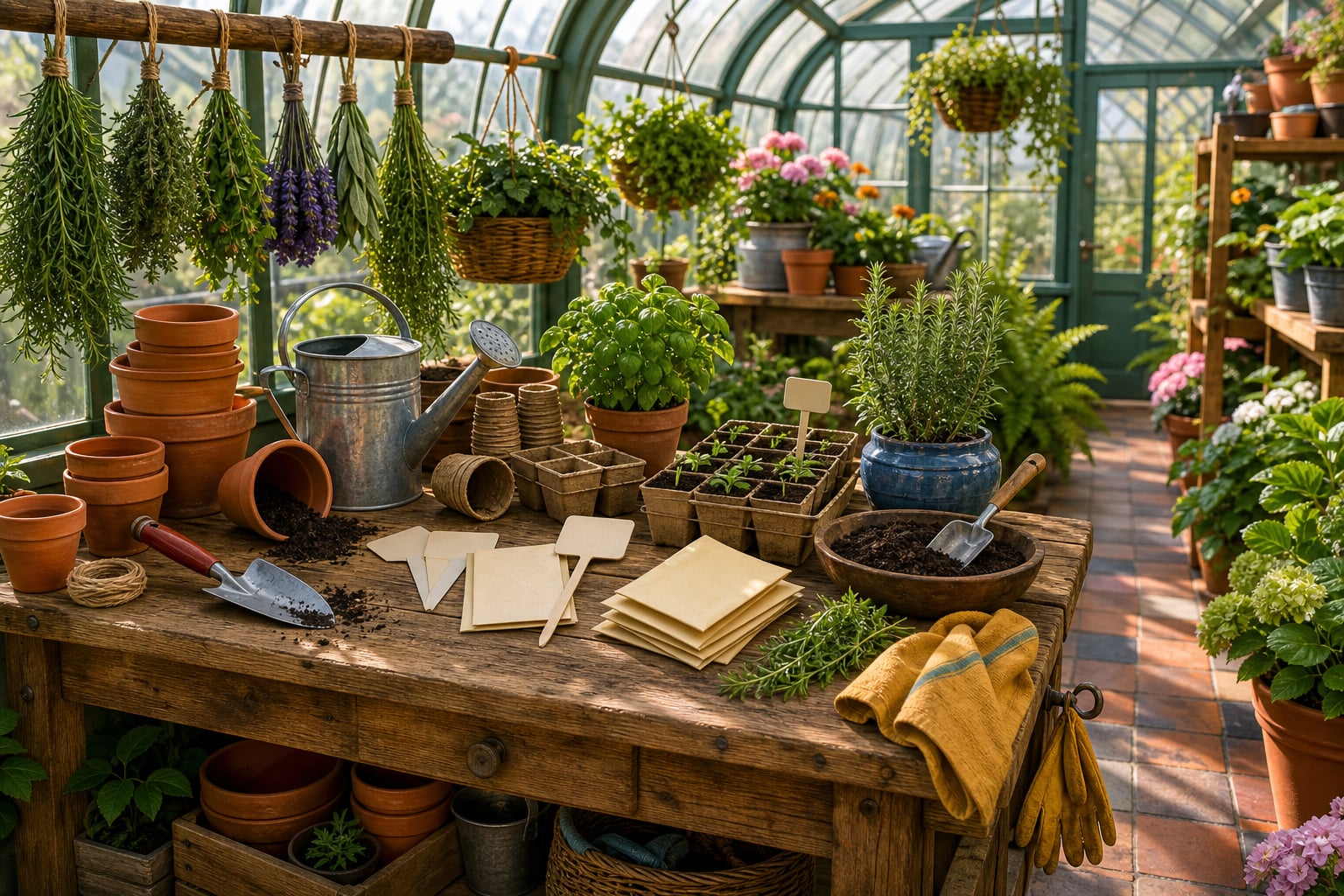 Greenhouse Potting Bench jigsaw puzzle