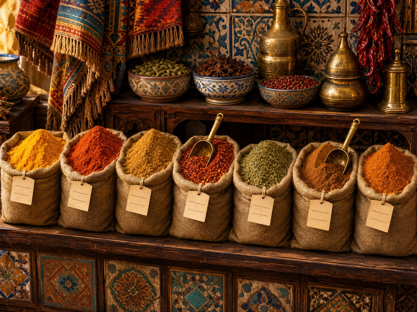 Spice Market Sacks jigsaw puzzle