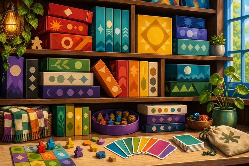 Board Game Shelf jigsaw puzzle