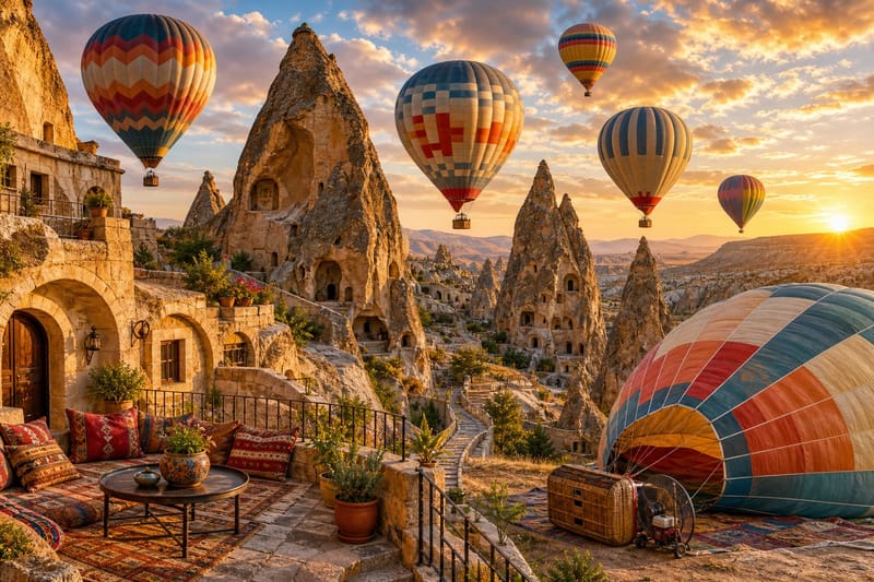 Cappadocia Balloon Morning jigsaw puzzle artwork