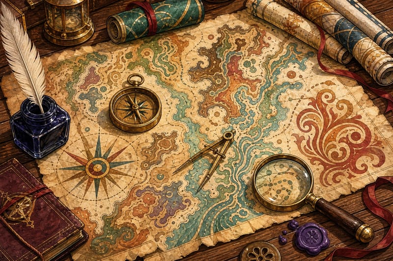 Cartographer's Desk jigsaw puzzle