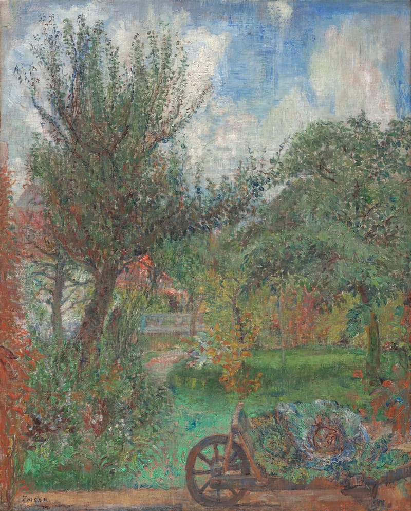 The Garden of the Rousseau Family jigsaw puzzle