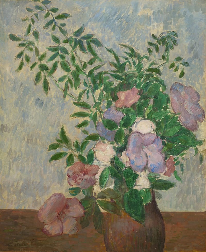 Emile Bernard Still Life with Vase of Flowers, circa jigsaw puzzle artwork