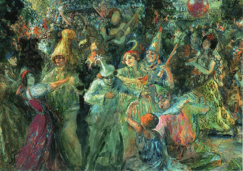 Fedor Fogt Carnival jigsaw puzzle artwork