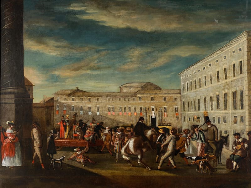 Joseph Heintz (II) (circle) Carnival scene 1 jigsaw puzzle artwork