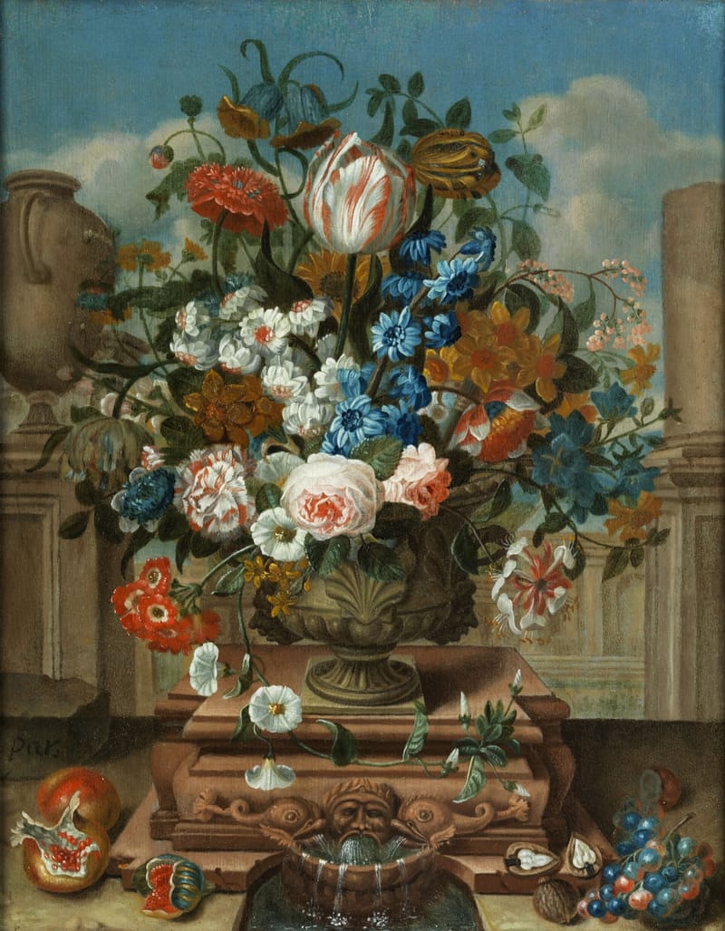 Large flower still life jigsaw puzzle artwork