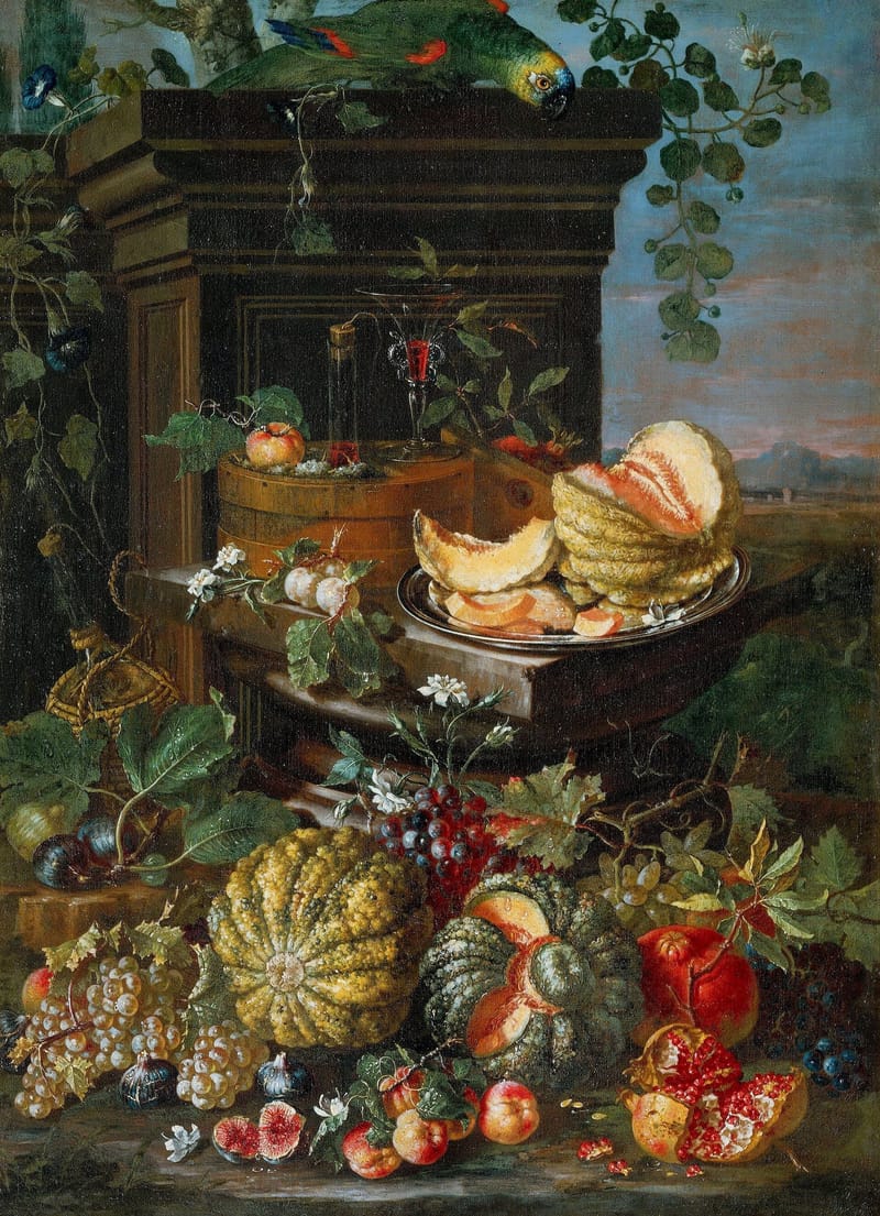 Still Life with Flowers and Fruit jigsaw puzzle artwork