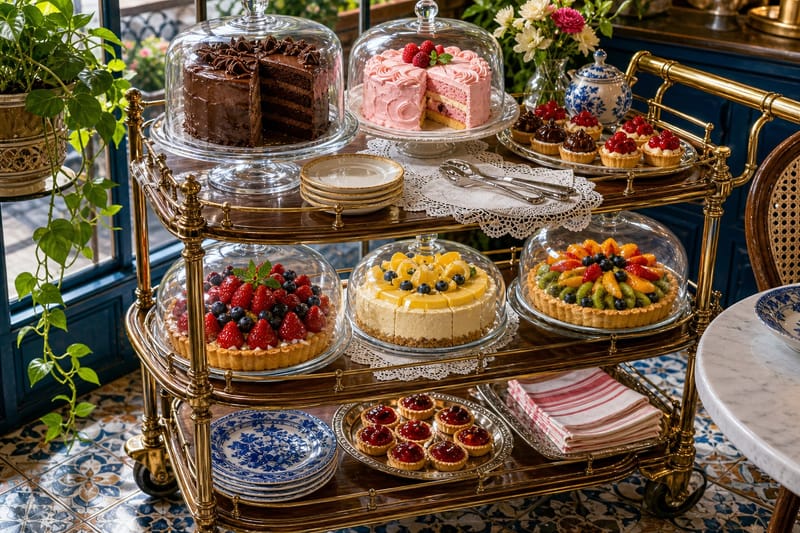 Dessert Trolley jigsaw puzzle artwork