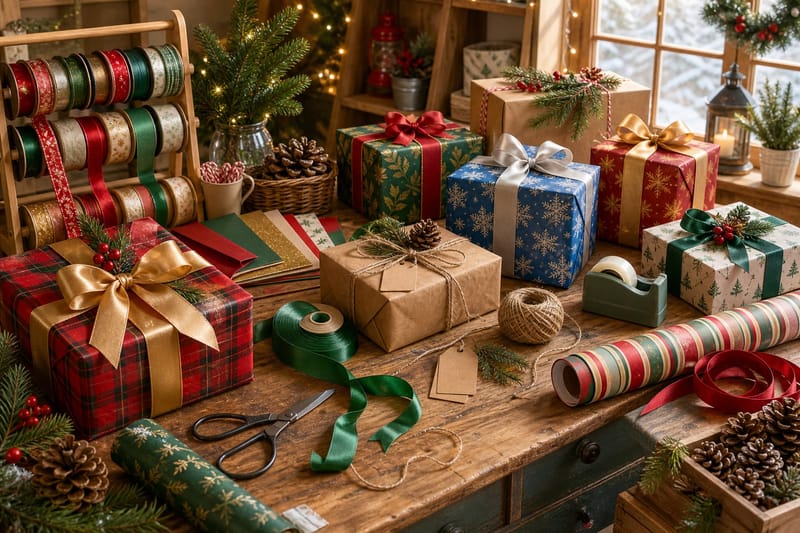 Holiday Wrapping Station jigsaw puzzle