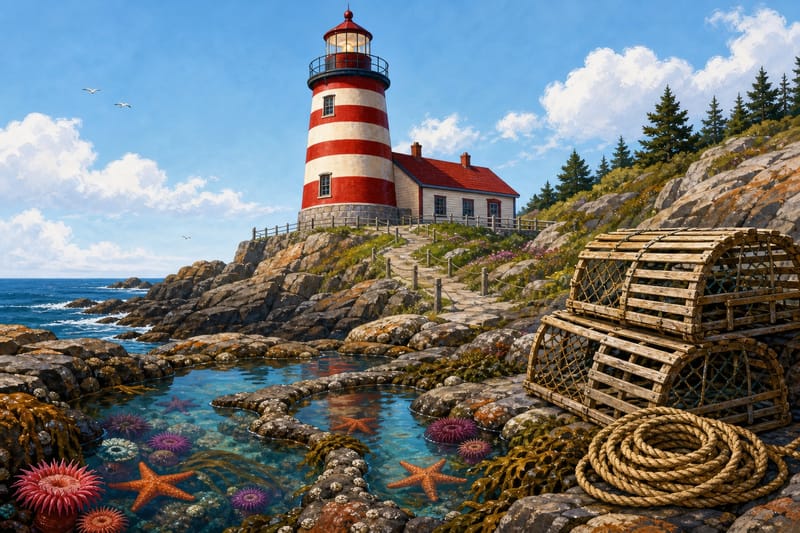 Lighthouse Bluff jigsaw puzzle