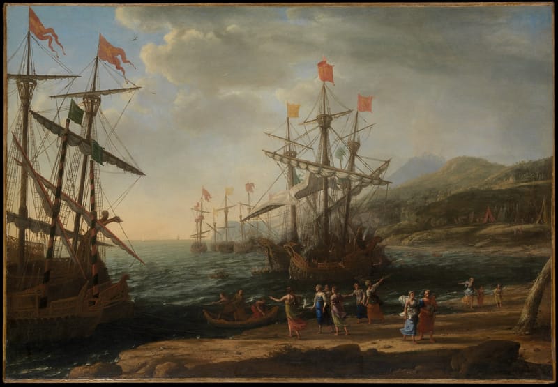 Trojan Women Setting Fire to Their Fleet jigsaw puzzle