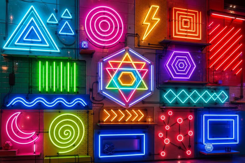 Neon Sign Wall jigsaw puzzle artwork