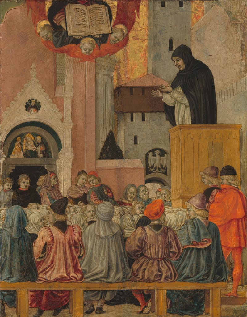 A Dominican Preaching jigsaw puzzle artwork