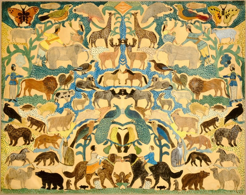 Cutout of Animals jigsaw puzzle artwork