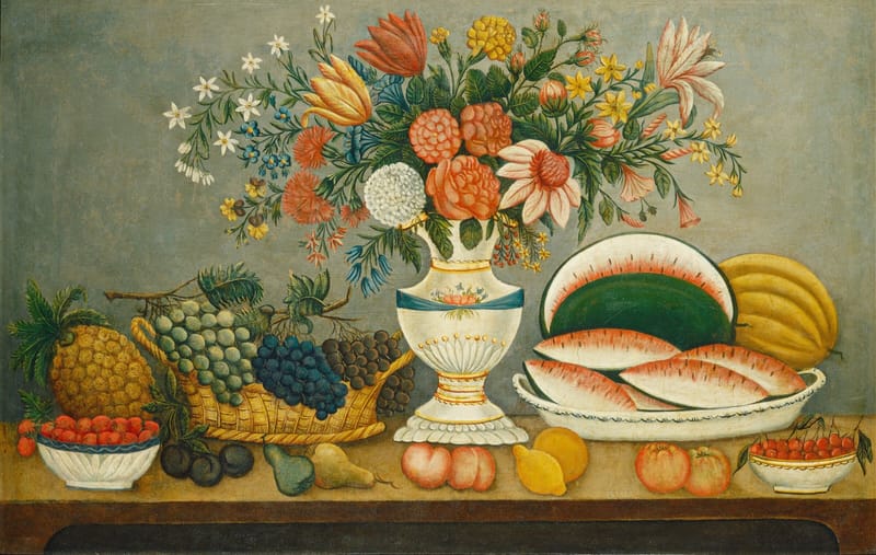 Fruit and Flowers jigsaw puzzle artwork