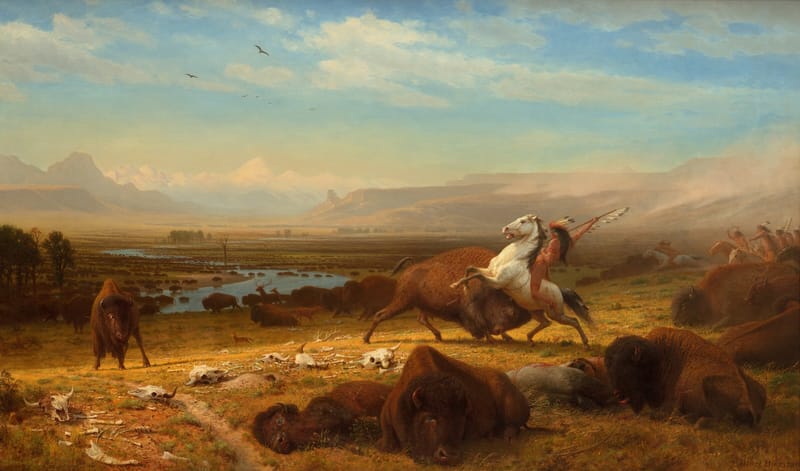 The Last of the Buffalo jigsaw puzzle artwork