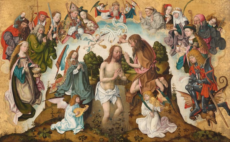 The Baptism of Christ jigsaw puzzle artwork