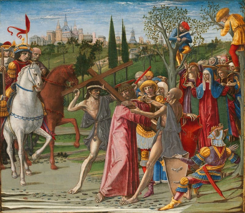 Christ Carrying the Cross jigsaw puzzle artwork