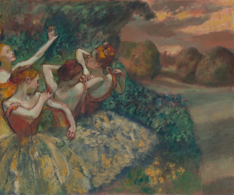 Four Dancers jigsaw puzzle artwork