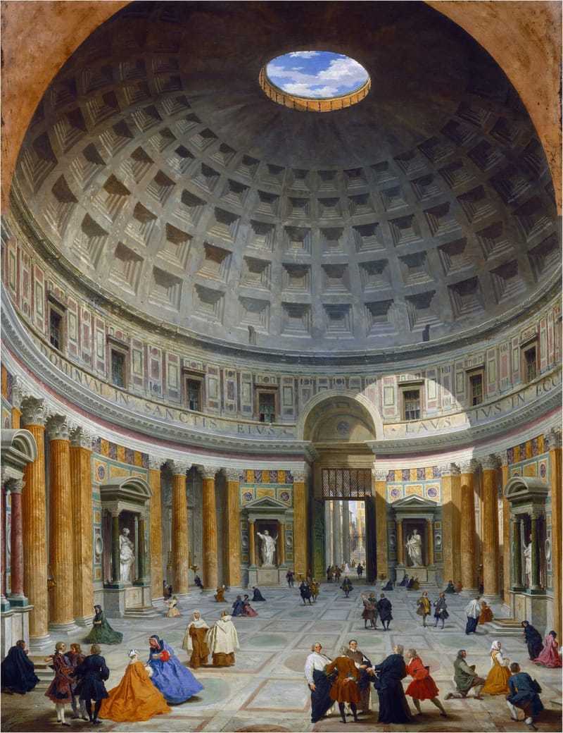 Interior of the Pantheon, Rome jigsaw puzzle artwork