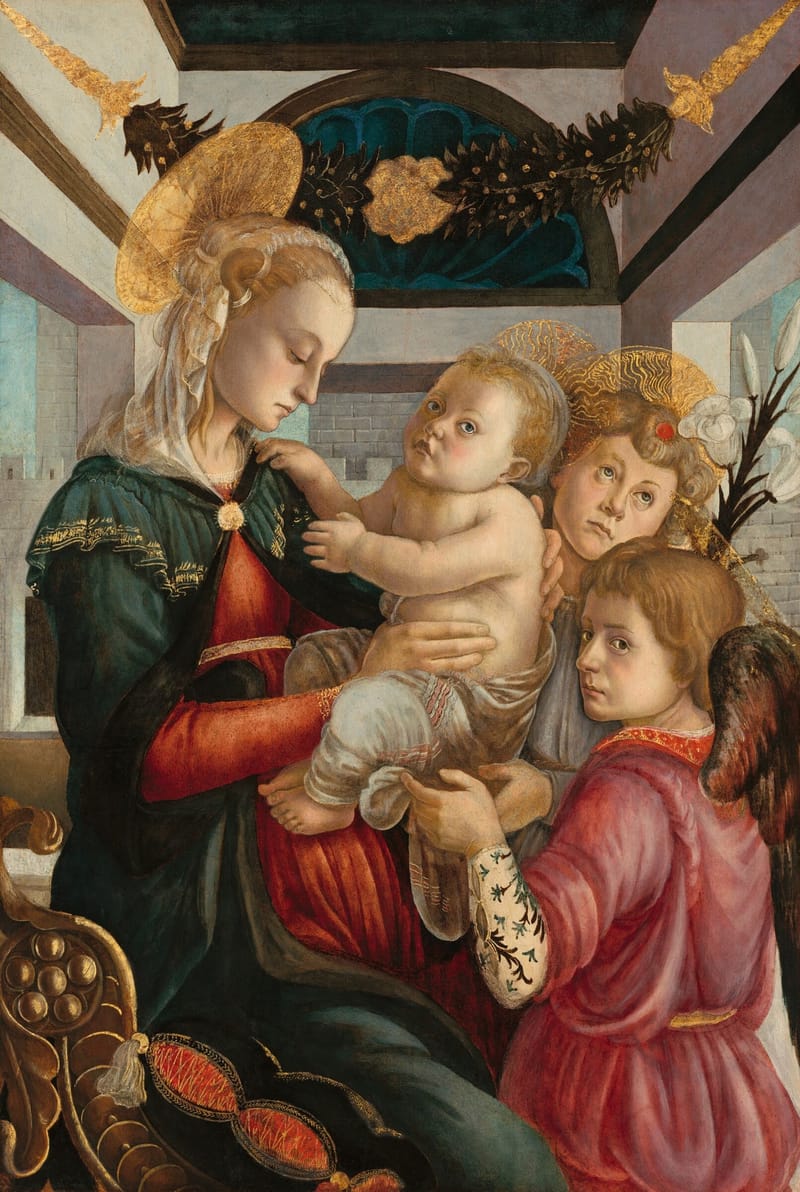 Madonna and Child with Angels jigsaw puzzle