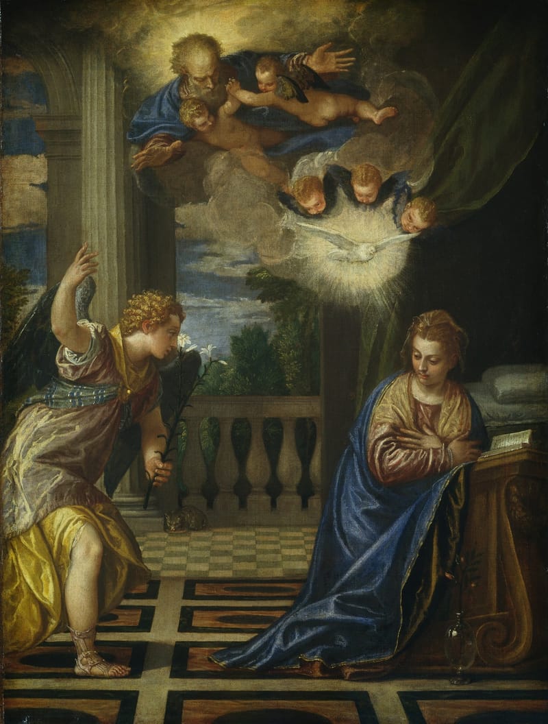 The Annunciation jigsaw puzzle artwork