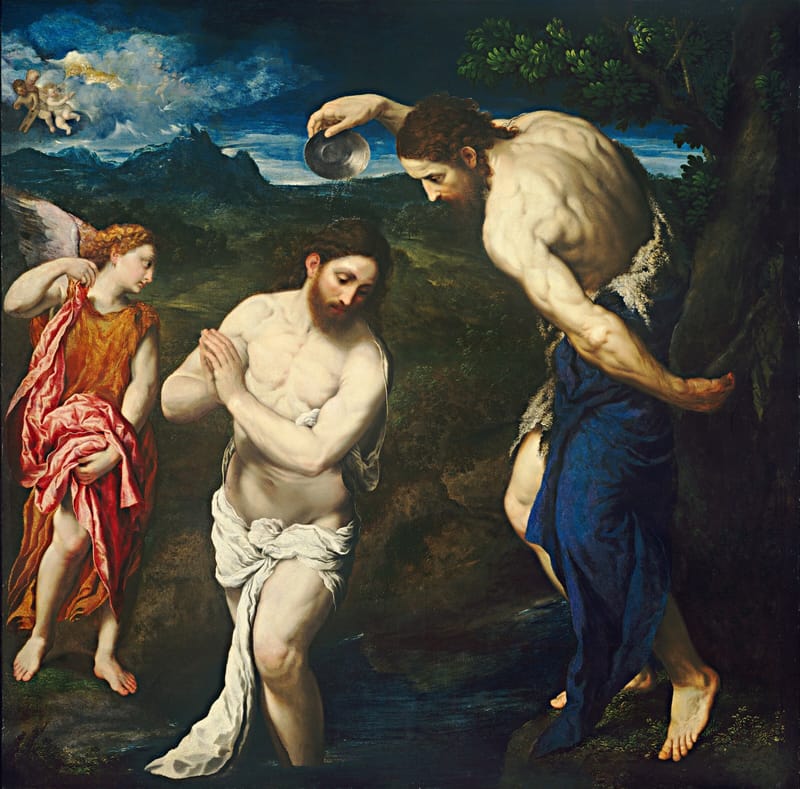 The Baptism of Christ jigsaw puzzle artwork