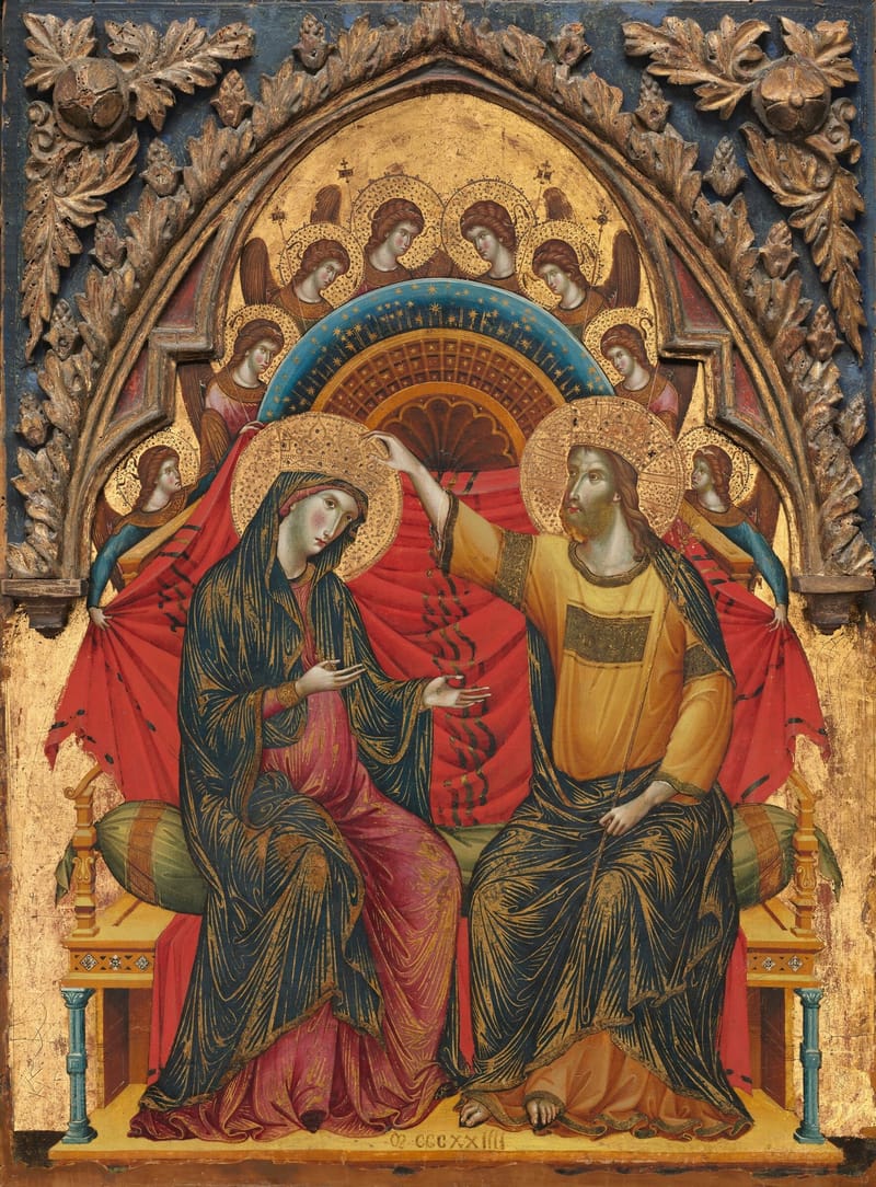 The Coronation of the Virgin jigsaw puzzle artwork