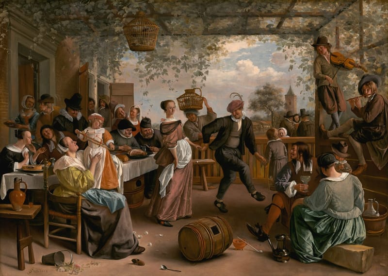 The Dancing Couple jigsaw puzzle artwork