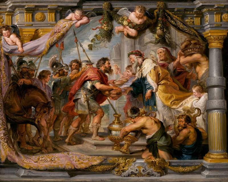 The Meeting of Abraham and Melchizedek jigsaw puzzle artwork