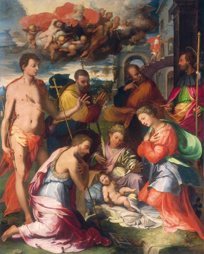 The Nativity jigsaw puzzle artwork