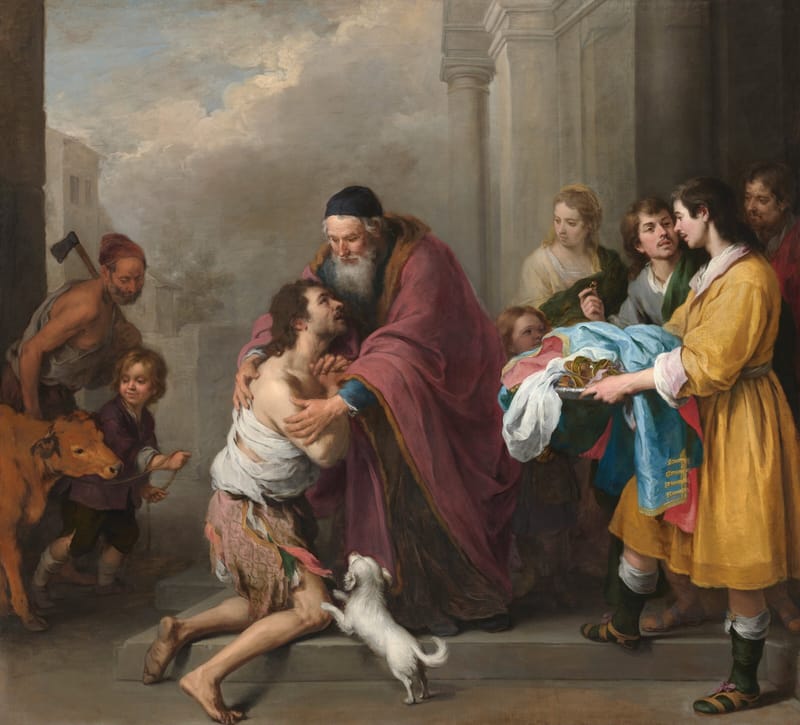 The Return of the Prodigal Son jigsaw puzzle artwork
