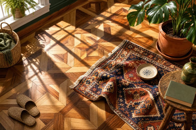 Parquet Floor Study jigsaw puzzle artwork