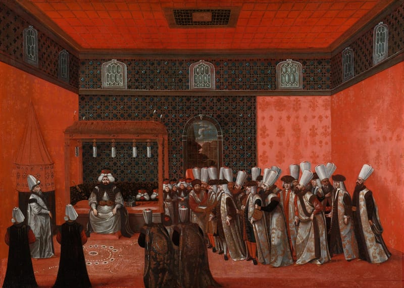 An Ambassador's Audience with Sultan Ahmed III jigsaw puzzle