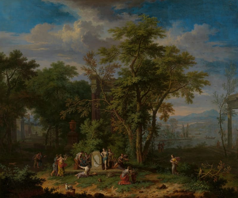 Arcadian Landscape with a Ceremonial Sacrifice jigsaw puzzle