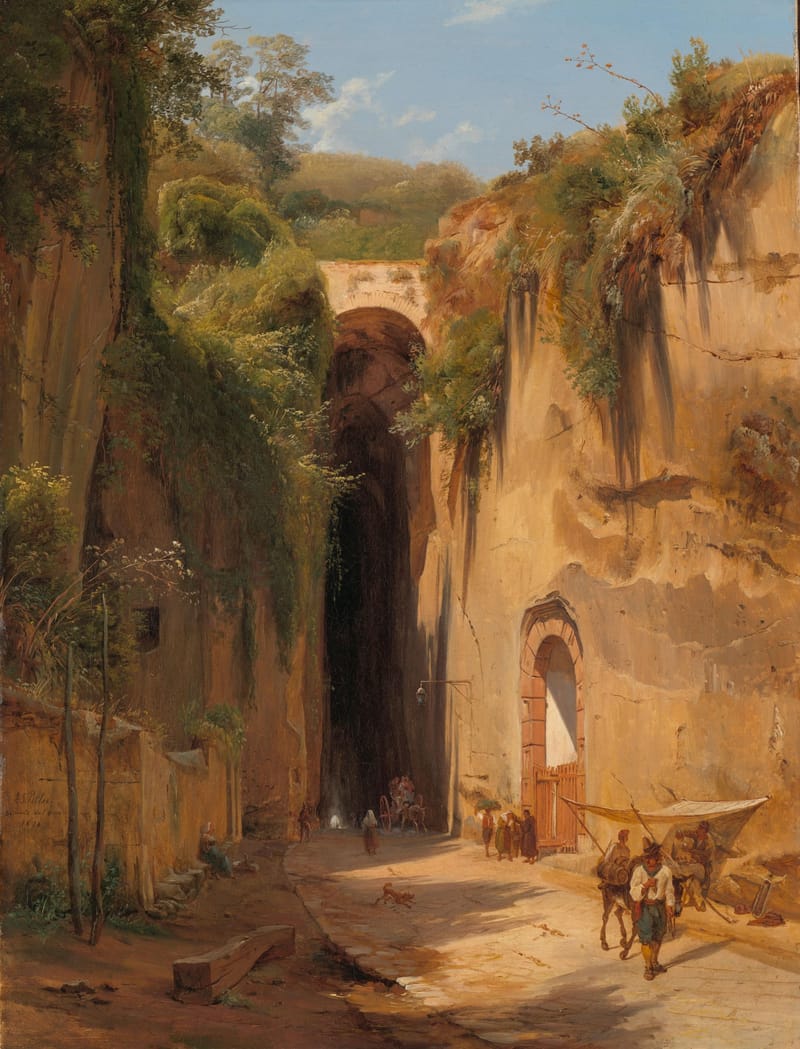 La Grotta di Posillipo near Naples jigsaw puzzle artwork