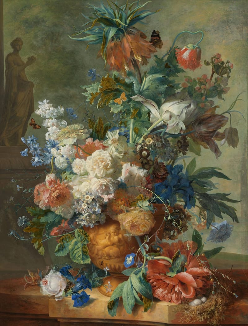 Still Life with Flowers jigsaw puzzle artwork