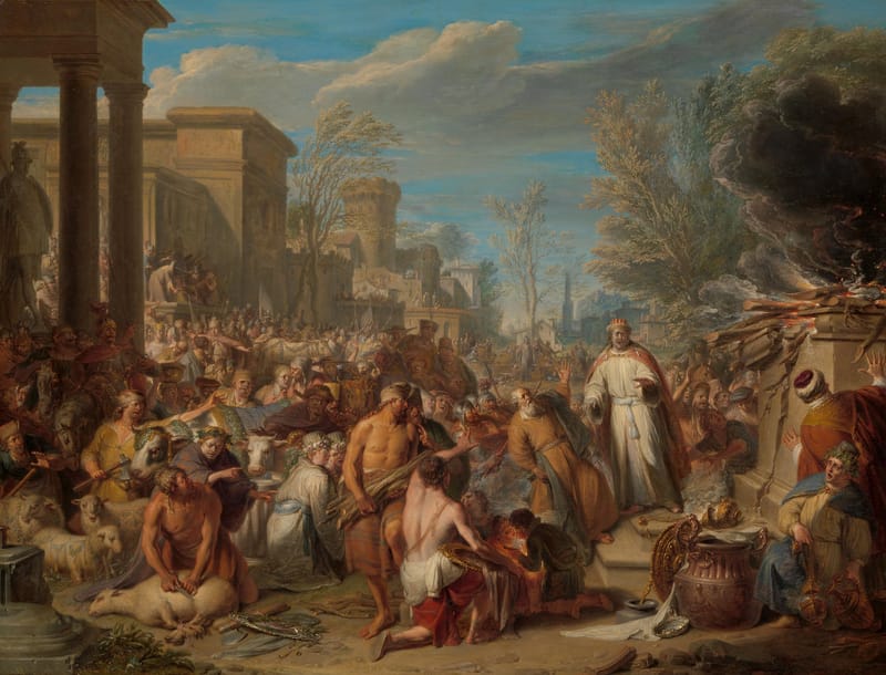The Idolatry of Jeroboam jigsaw puzzle artwork