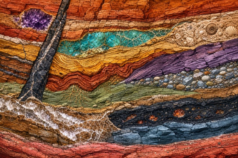 Sediment Layers jigsaw puzzle artwork