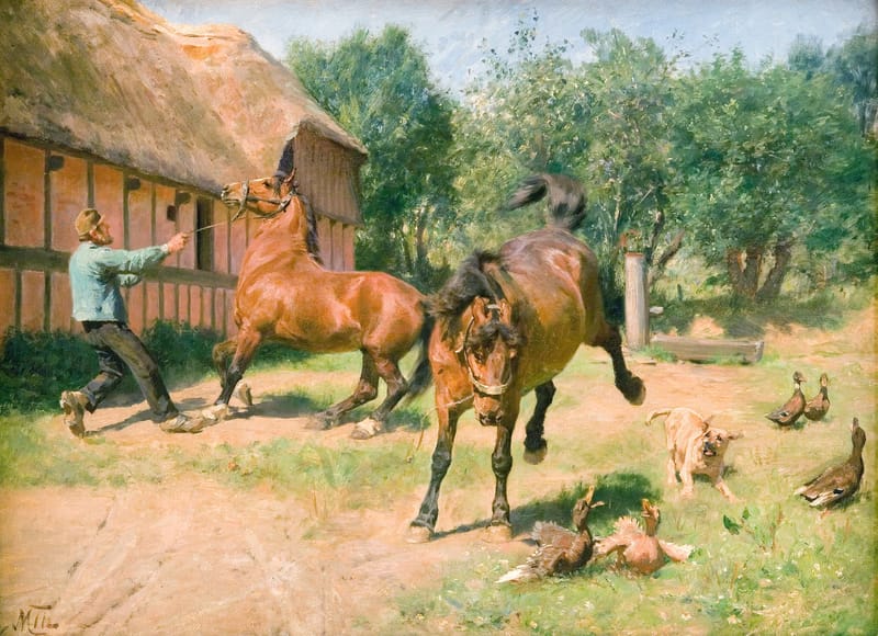 Frisky Horses jigsaw puzzle