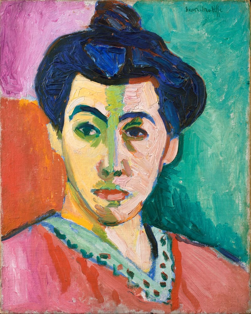 Madame Matisse (The Green Stripe) jigsaw puzzle