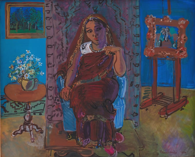 Interior with Indian Woman jigsaw puzzle artwork