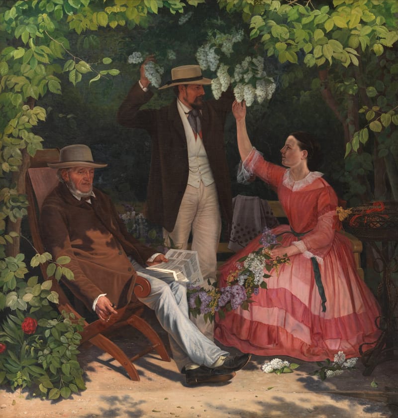 I lysthuset jigsaw puzzle artwork