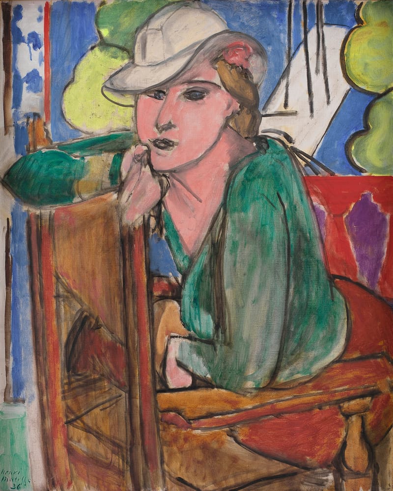The Green Blouse jigsaw puzzle artwork