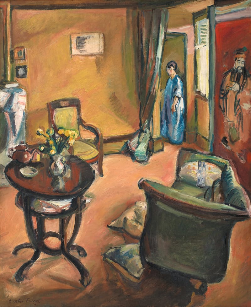 Interior jigsaw puzzle artwork