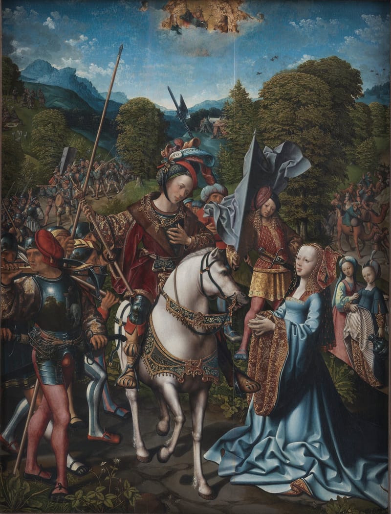 David og Abigael jigsaw puzzle artwork