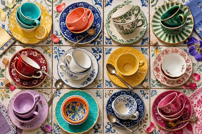 Stacked Teacups jigsaw puzzle
