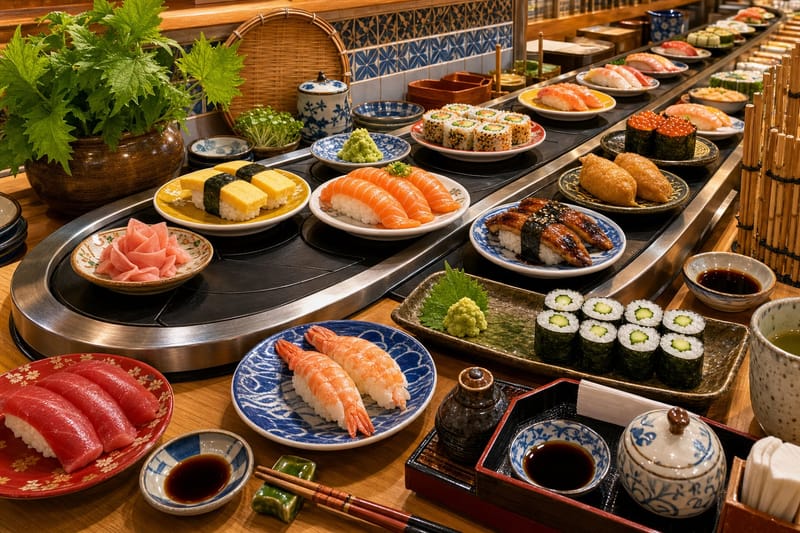 Sushi Conveyor Belt jigsaw puzzle artwork