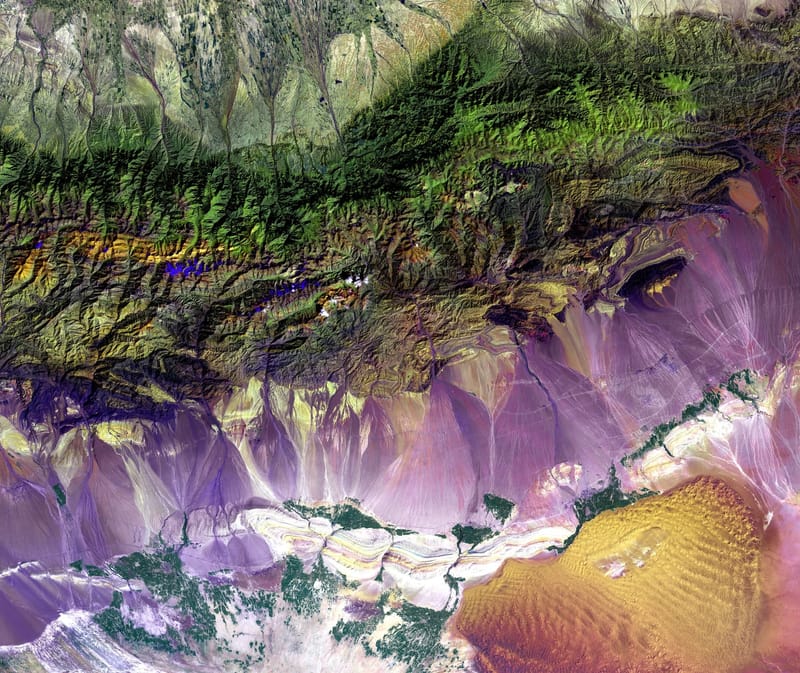 Bogda Mountains jigsaw puzzle artwork