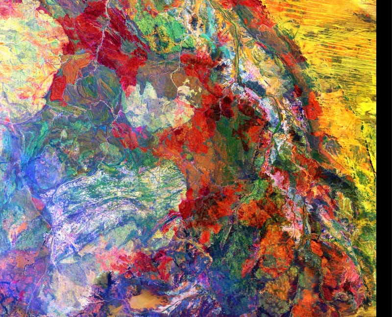 Melted Colors jigsaw puzzle artwork